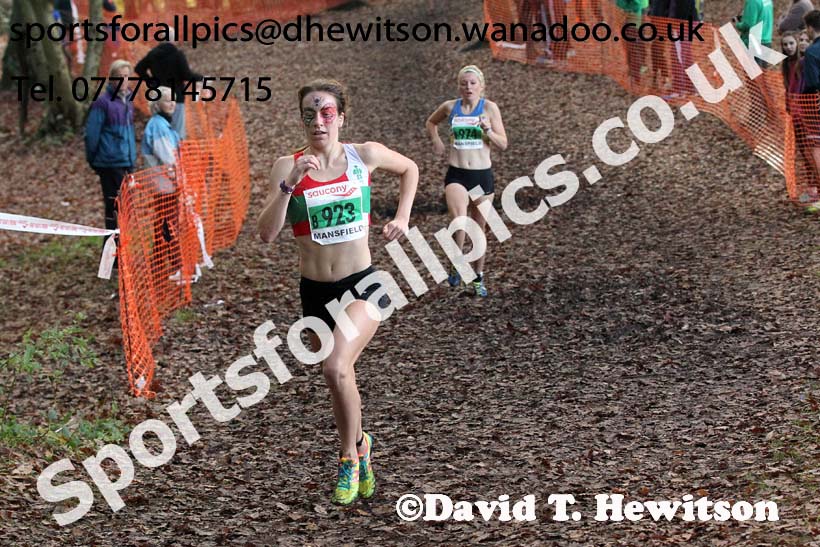 Senior women, National Cross Country Relays, Berry Park, Mansfield. Photo: David T. Hewitson/Sports for All Pics